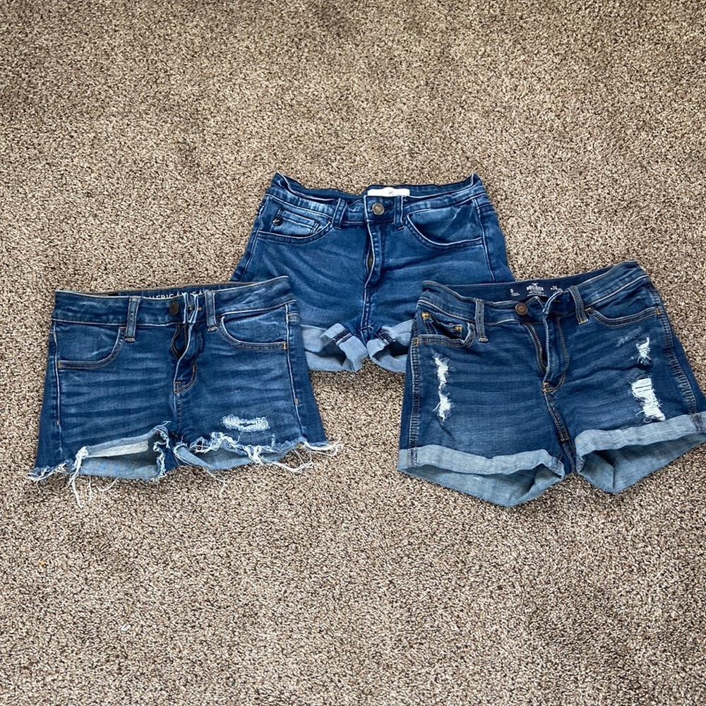 American Eagle, Hollister, & KanCan Jean Shorts!